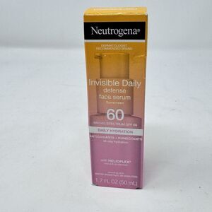 Invisible Daily Defense Sunscreen Face Serum SPF 60 - 1.7 fl oz EXP. 09/2026 NEW
